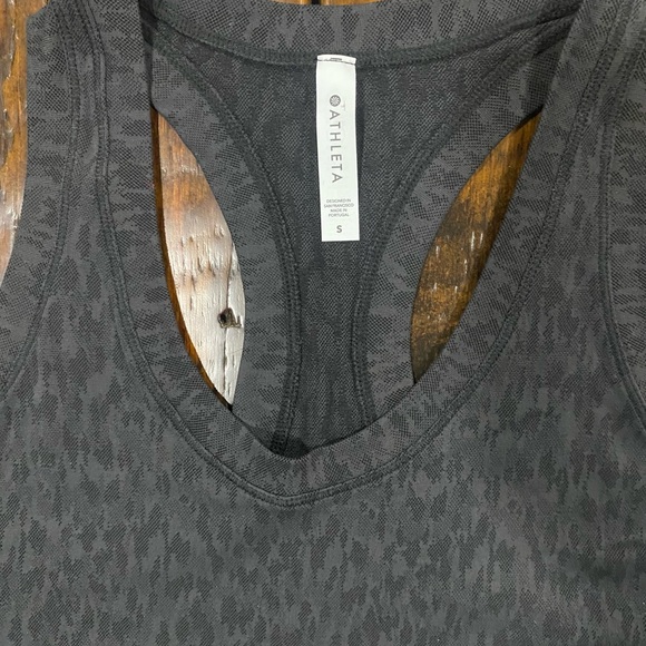 Athleta Momentum Printed Tank Black Small - Picture 2 of 6